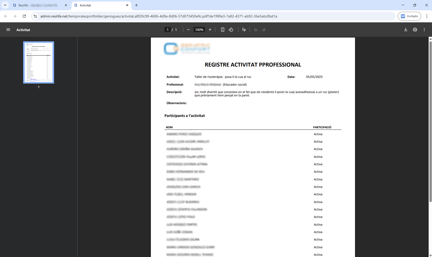Genreación de documentos 2